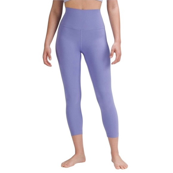 Lululemon Align High-Rise Crop 23" Dark Lavender Purple Size 12 - Picture 1 of 11